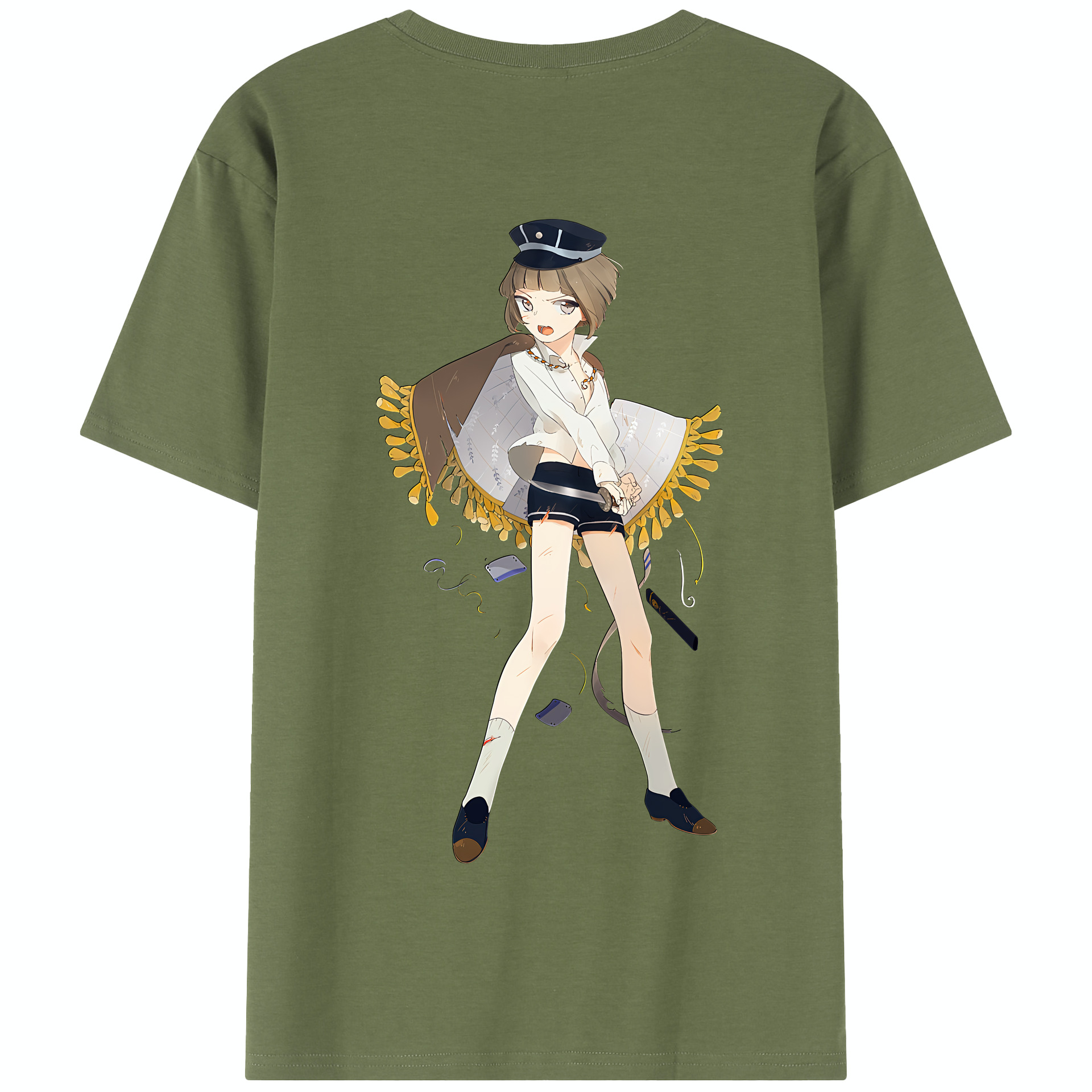（画像用） 刀剣乱舞 Touken Ranbu 綿100％半袖Tシャツ（背面プリント）